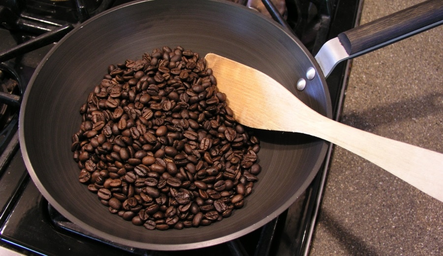 Roasting my own coffee beans