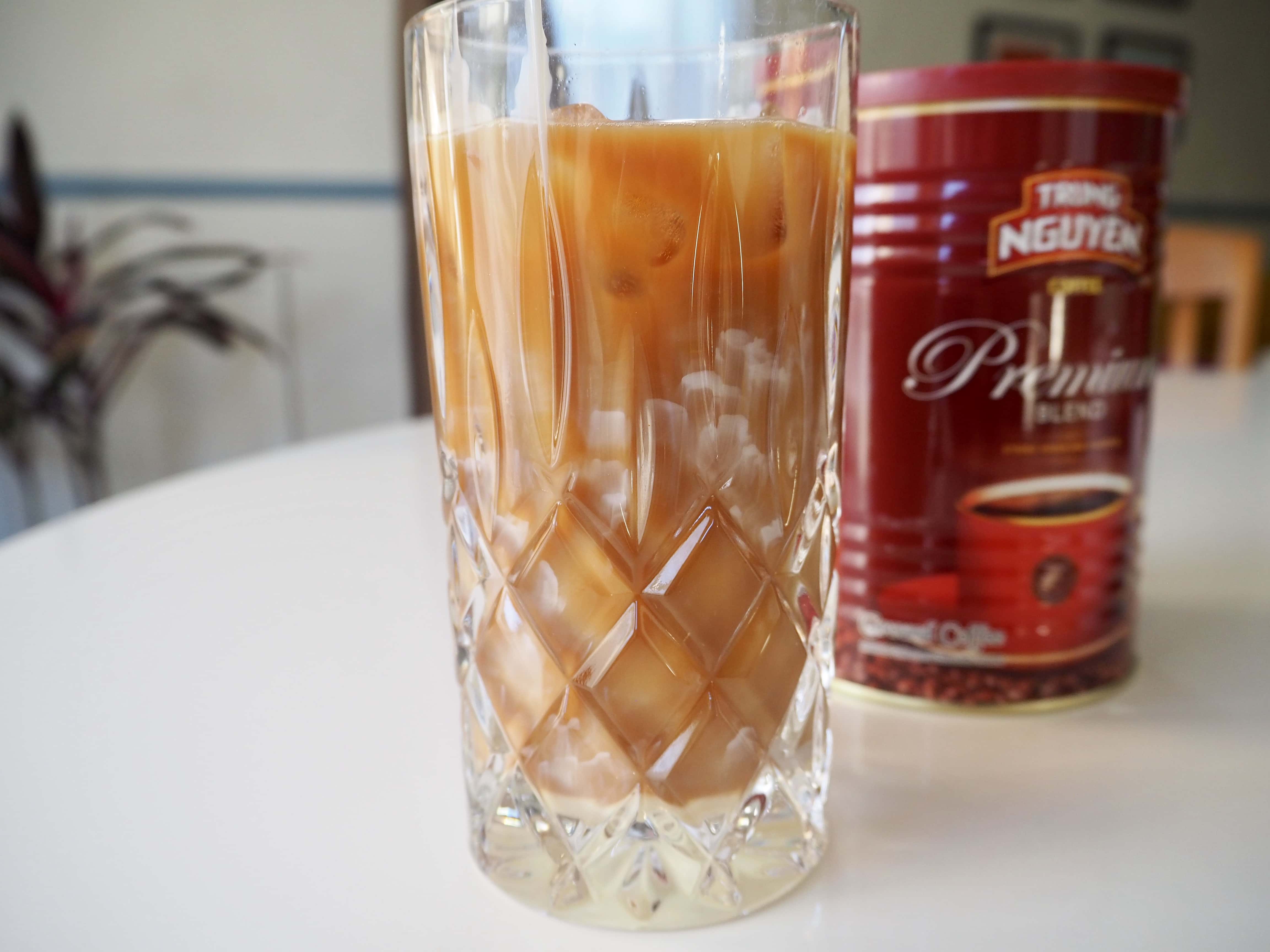 Vietnamese iced coffee at home