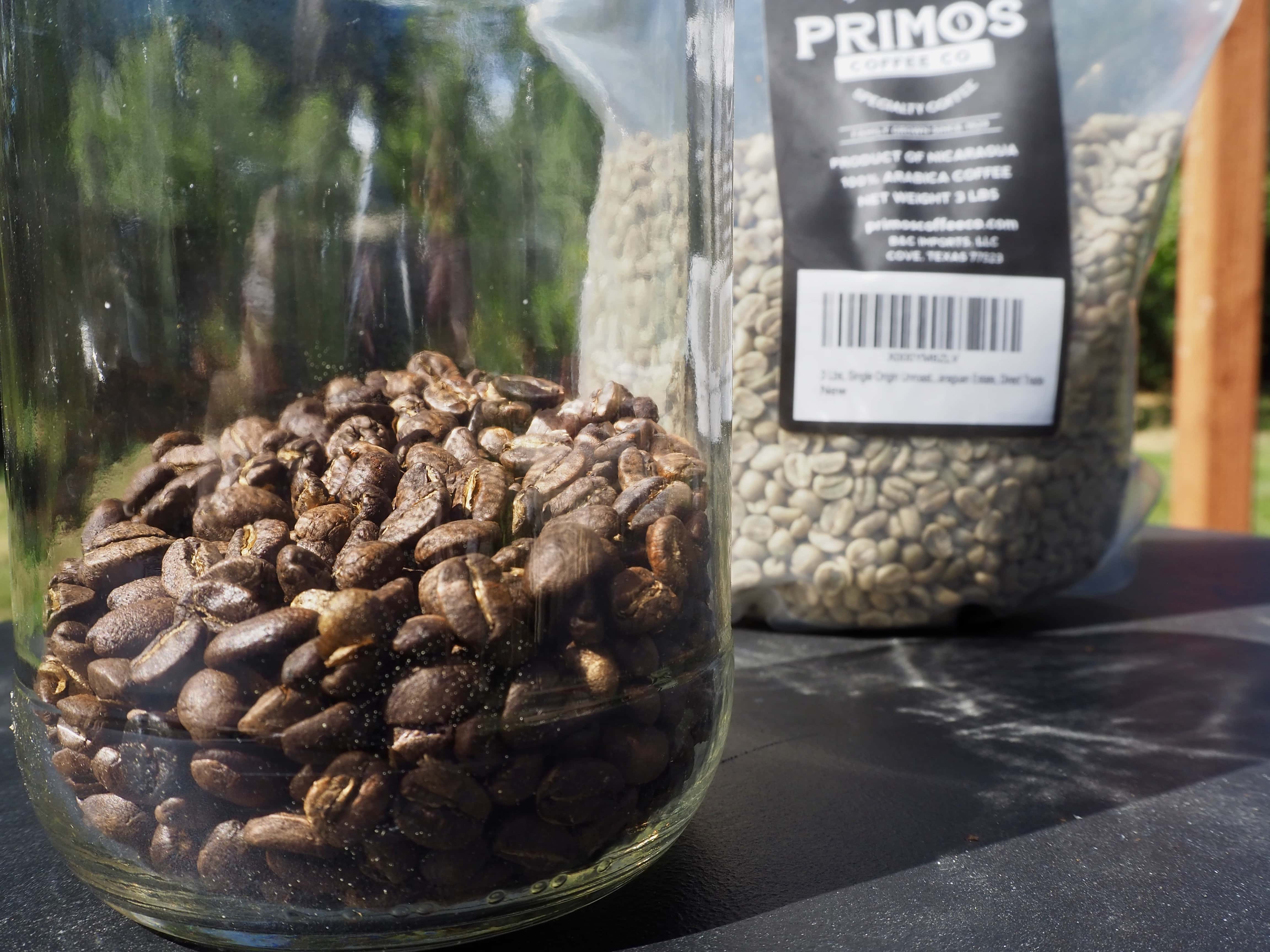 freshly roasted beans