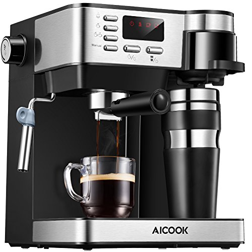 AICOOK Espresso and Coffee Machine 3 in 1 Combination
