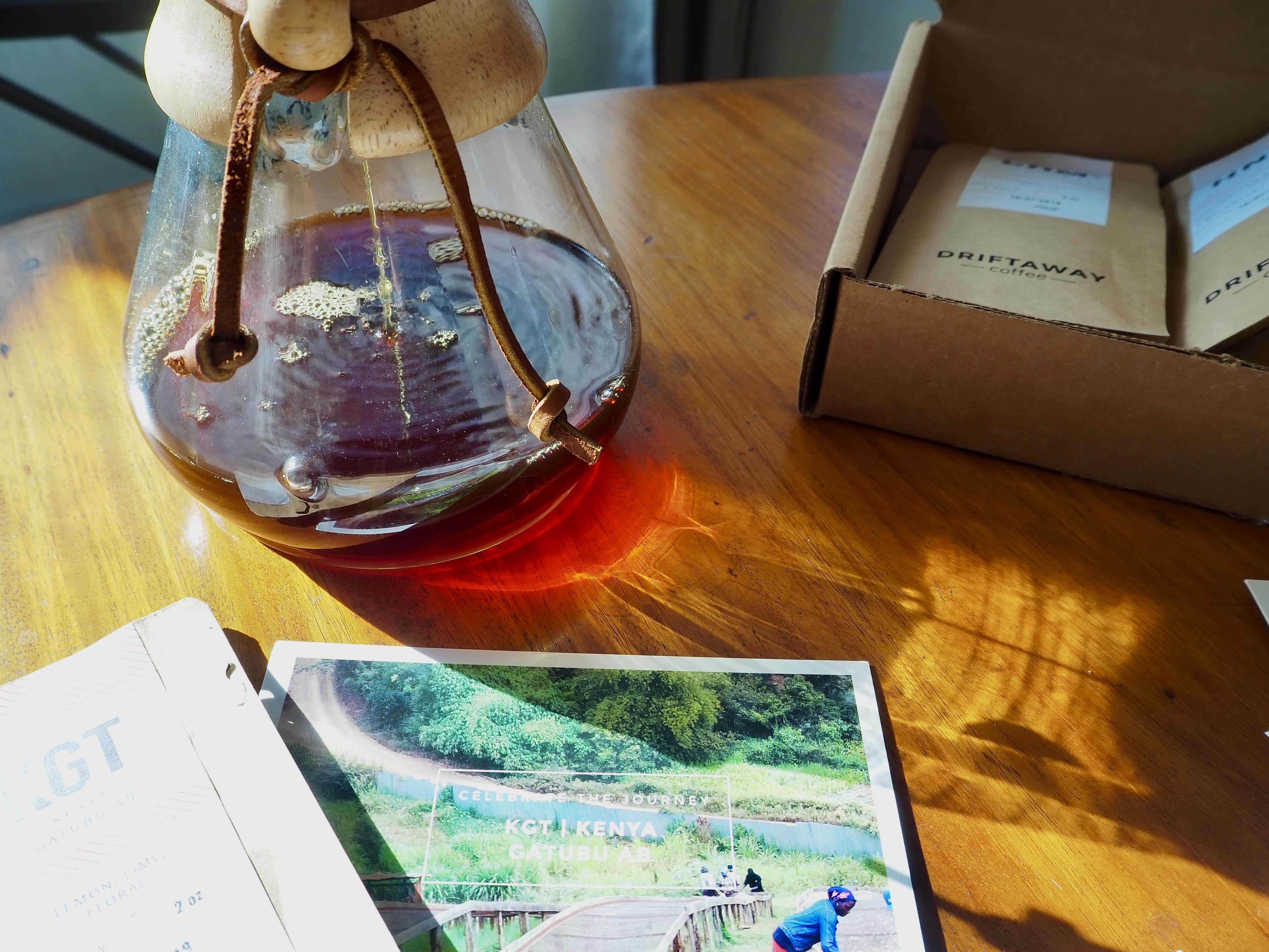 Driftaway coffee brewing