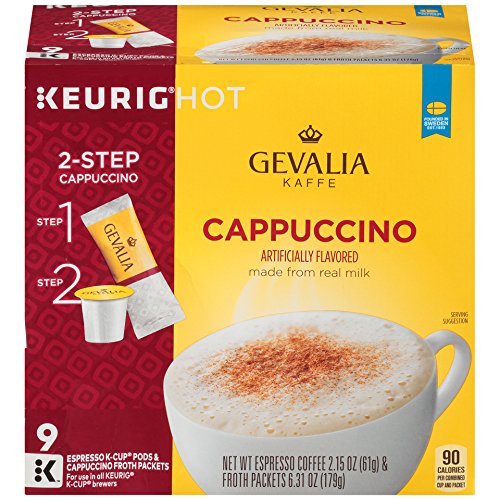 Gevalia Cappuccino Keurig K Cup Pods