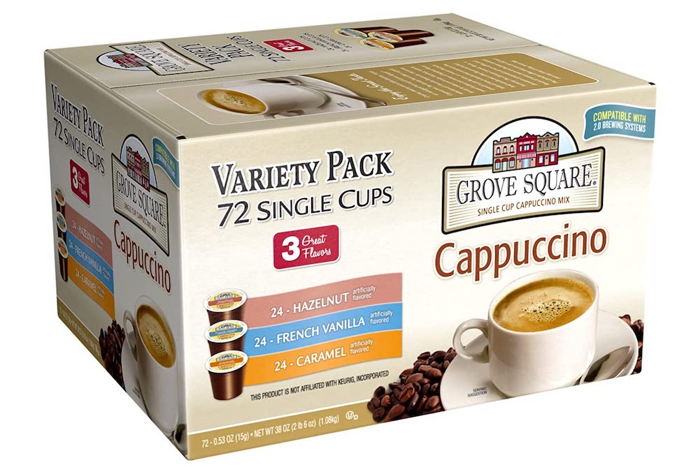 Grove Square variety pack cappuccino K-cups
