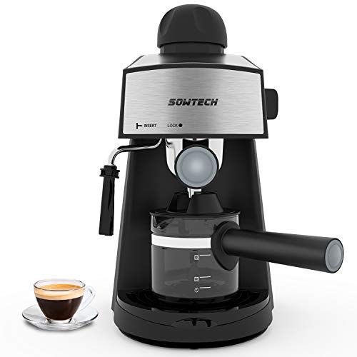 SOWTECH Espresso Machine 3.5 Bar 4 Cup Espresso Coffee Maker