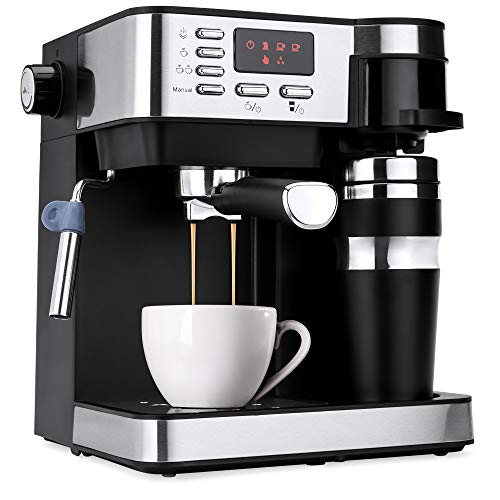 Best Choice Products 3-in-1 15-Bar Espresso, Drip Coffee, and Cappuccino Latte Maker Machine