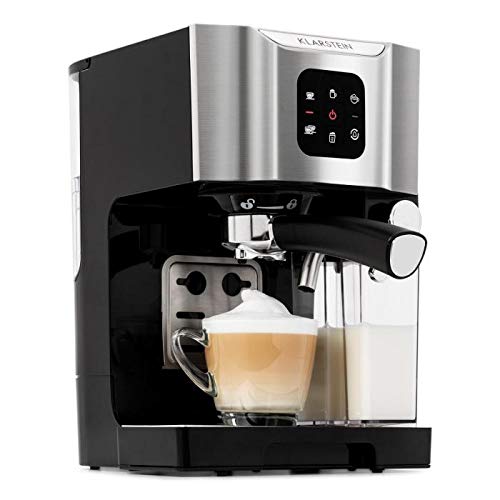 Klarstein BellaVita Coffee Machine • 3-in-1 Function for Espresso, Cappuccino and Latte Macchiato