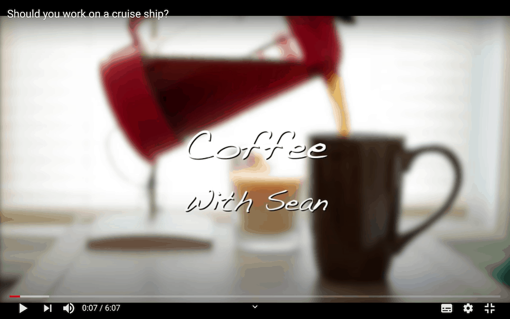 Coffee with Sean YouTube Channel