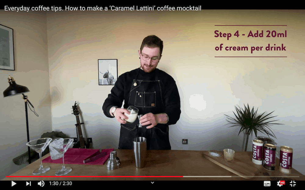 Costa Coffee YouTube Channel