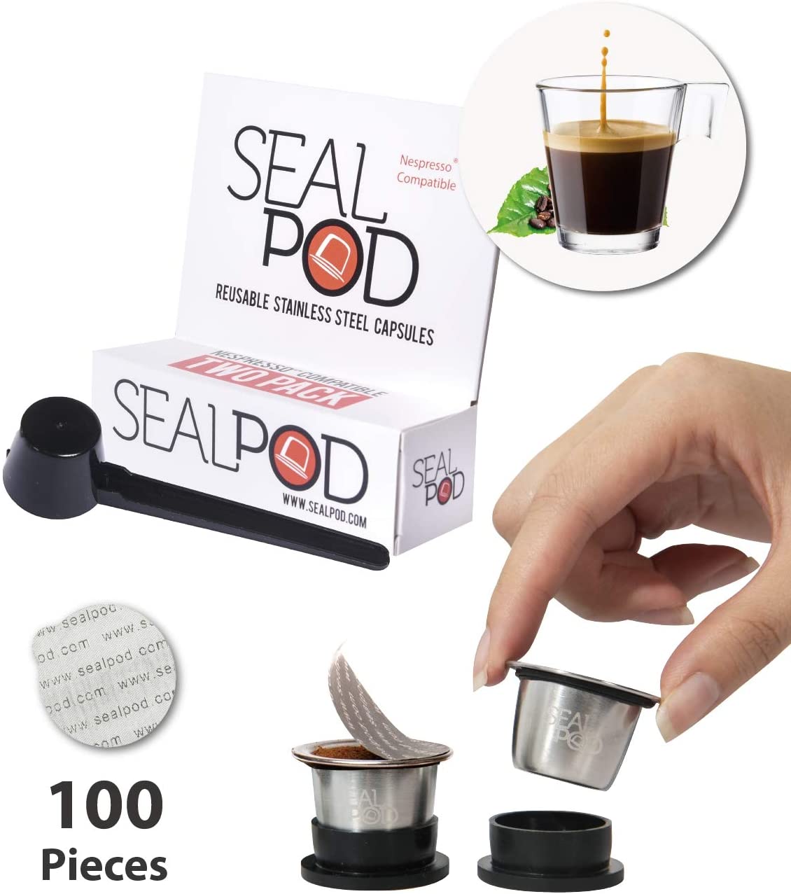 Seal Pod Nespresso capsules