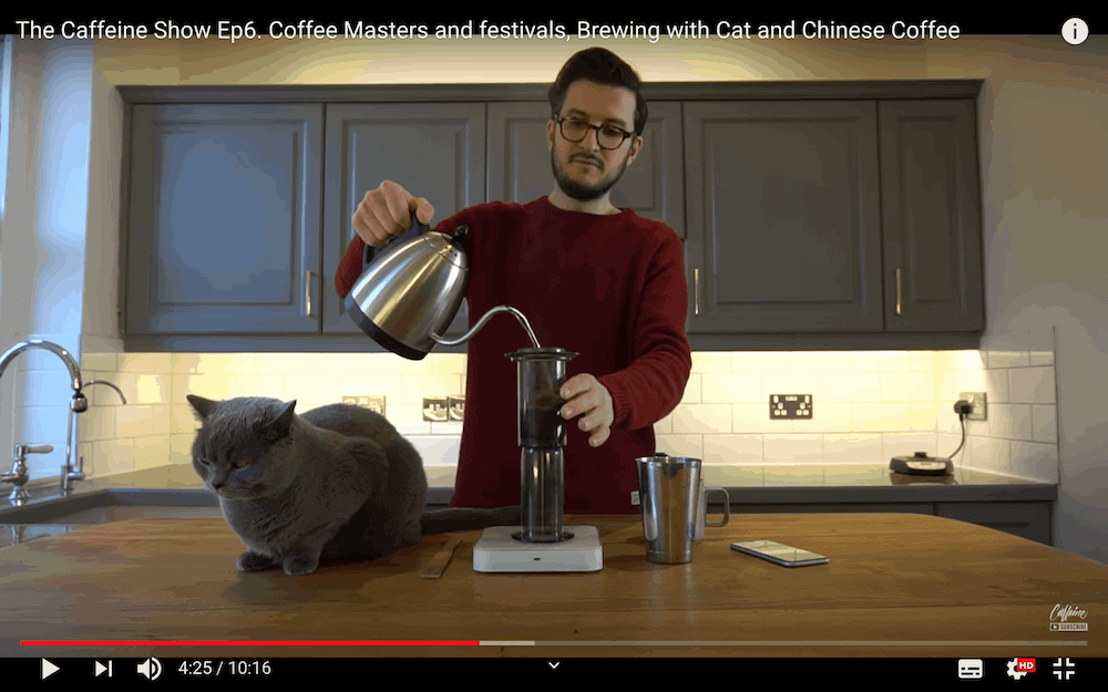 The Caffeine Show YouTube Channel