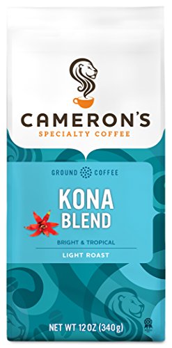 Cameron's Coffee Roasted Ground Coffee Bag, Kona Blend, 12 Ounce