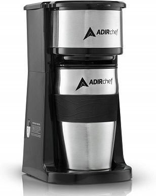 AdirChefGrab N Go Personal Single-Cup Coffee Maker