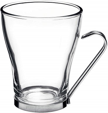 BormioliRocco Oslo Cappuccino Glass Cups (Set of 4)