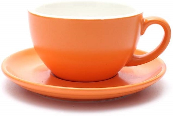 Coffeezone Double Espresso Coffee Cup and Saucer
