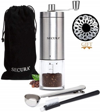 Secura Manual Coffee Grinder