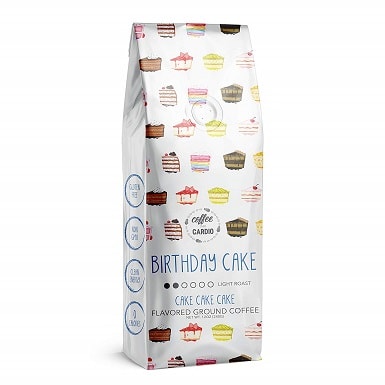 Coffee Over Cardio Birthday Cake Flavored