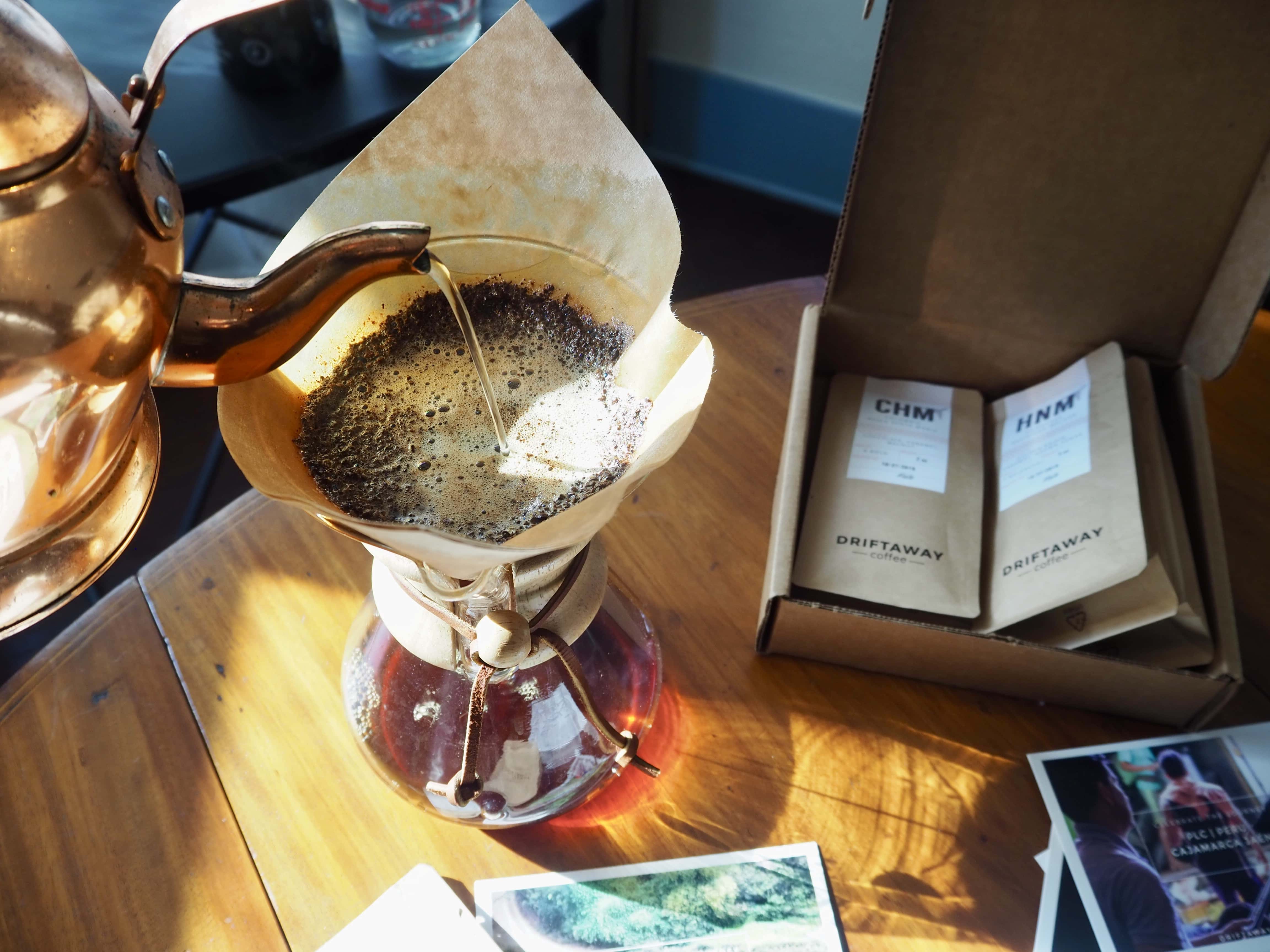 Driftaway coffee bloom