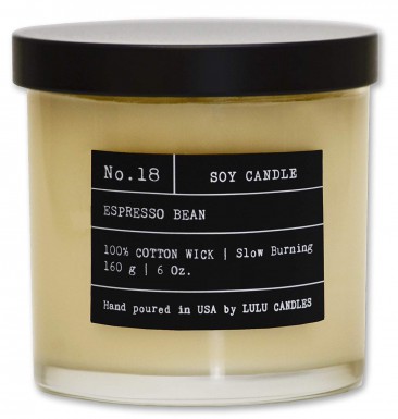 Espresso Bean Luxury Scented Soy Jar Candle