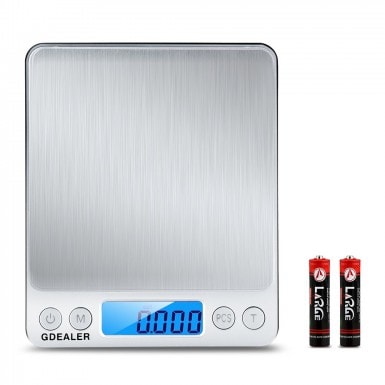 GDEALER DS1 Digital Pocket Kitchen Multifunction Food Scale