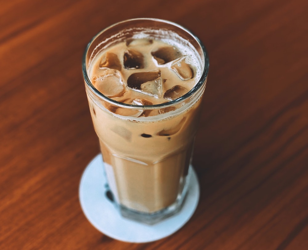 homemade iced latte