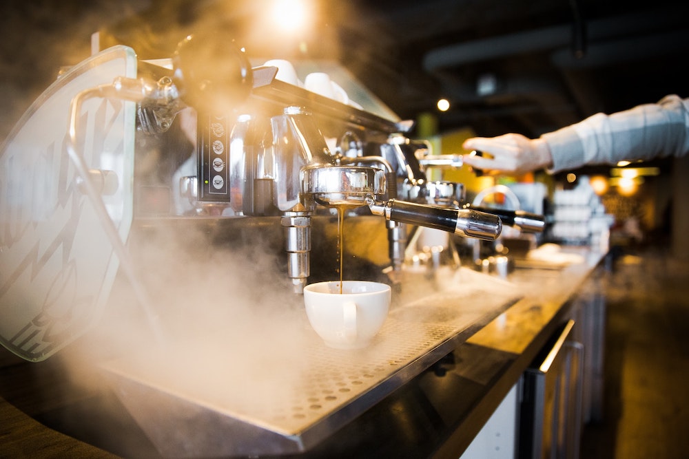steamy espresso machine