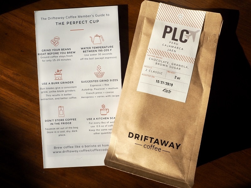 Driftaway Coffee Subscription