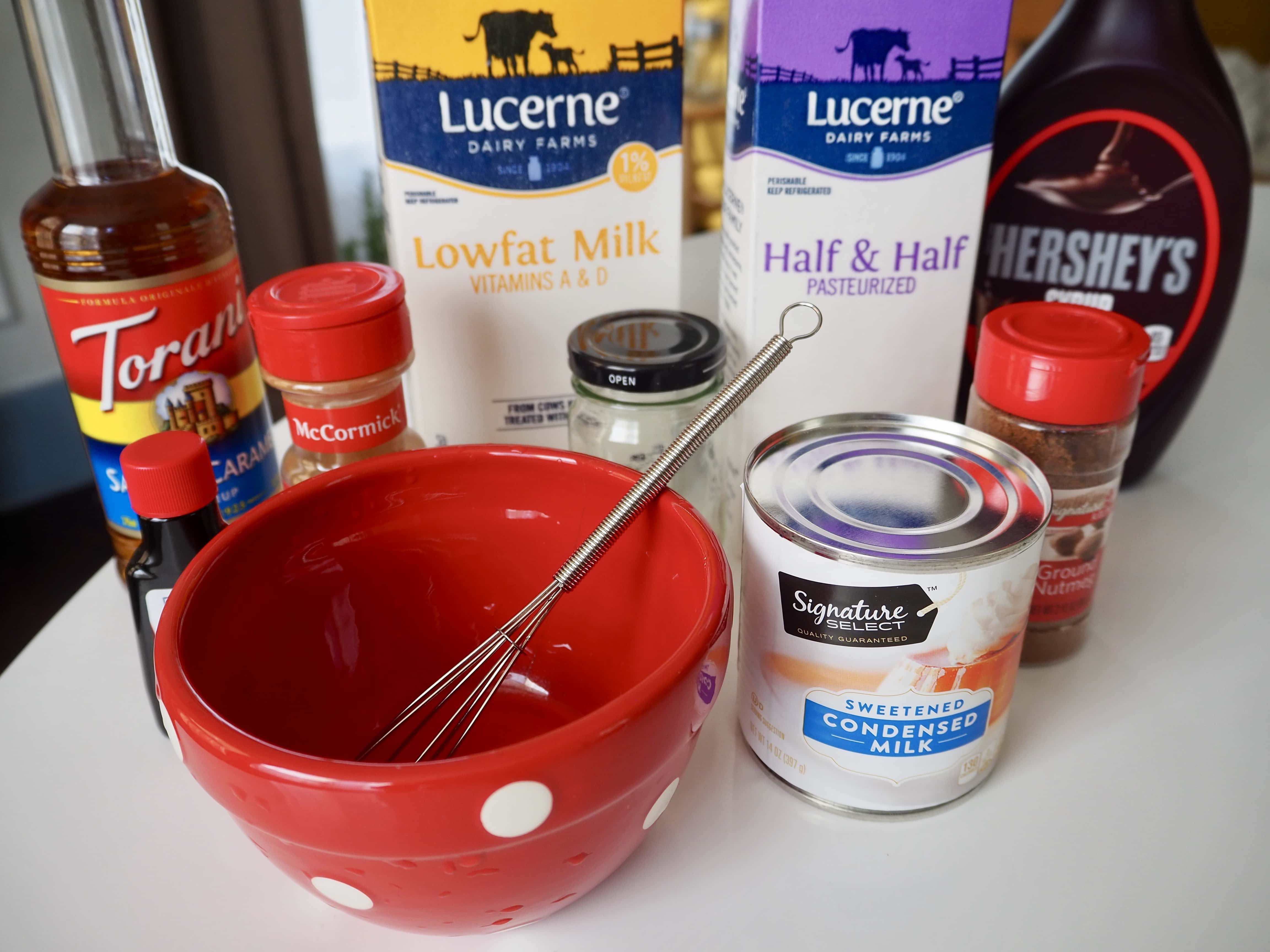 Coffee creamer ingredients
