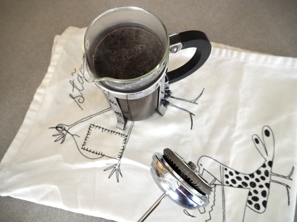 French press espresso let it steep