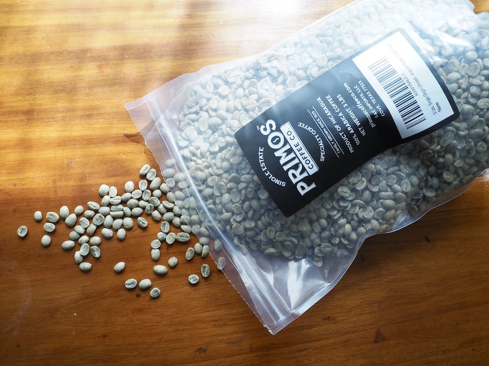 Primos green coffee beans