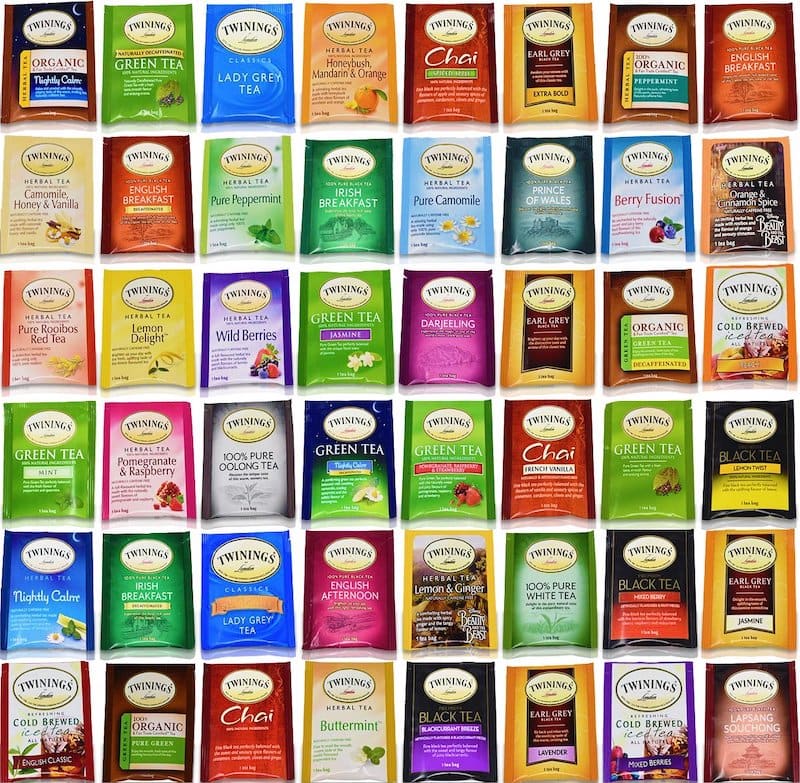 Twinings tea bag sampler