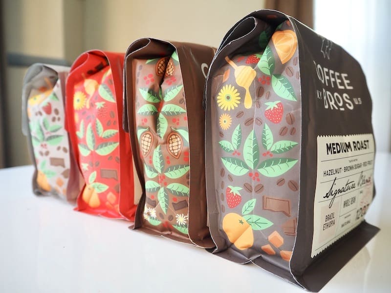 Coffee Bros. packaging