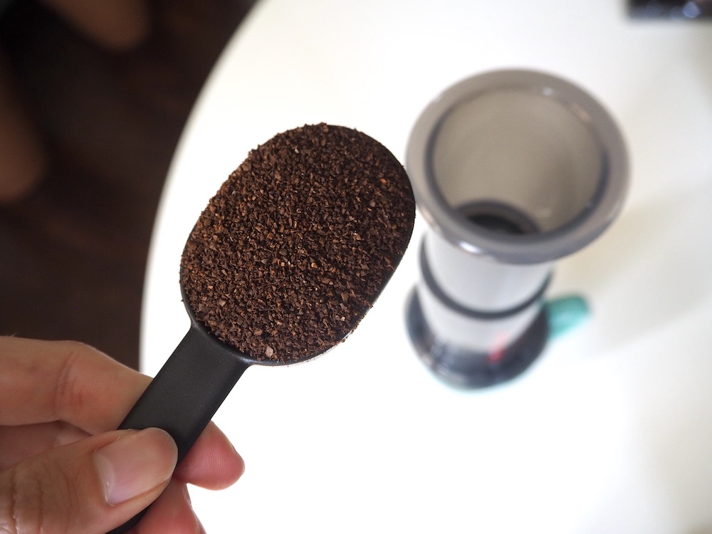 AeroPress Go coffee scoop