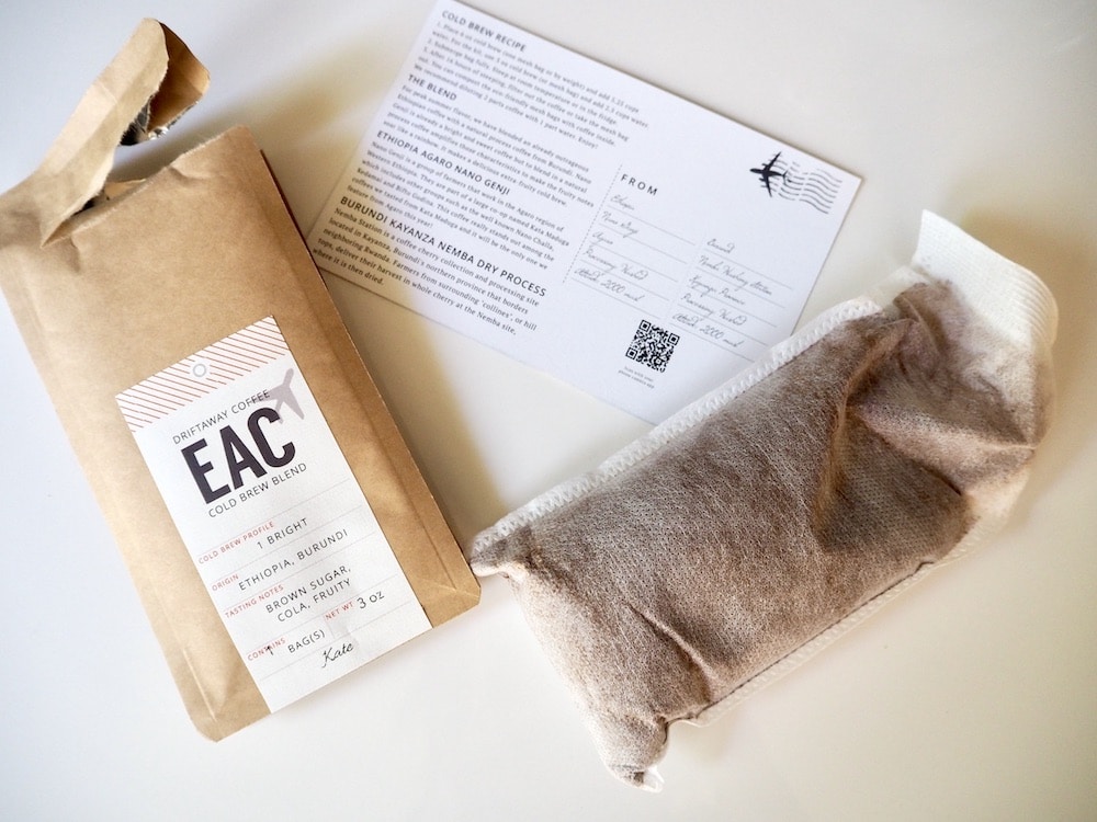 Driftaway cold brew bright blend