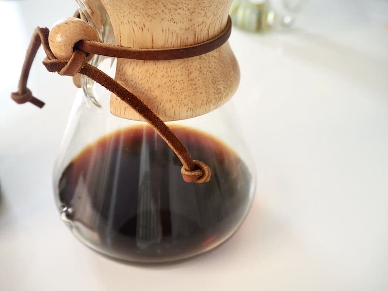 Chemex brewer side view