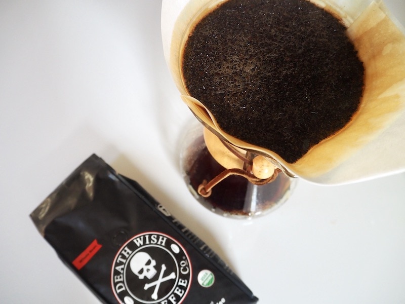Death Wish Coffee brewing