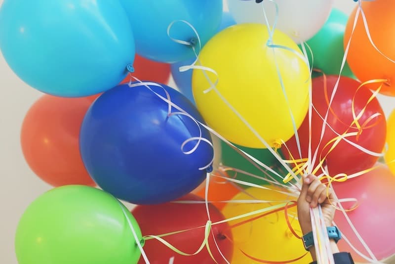 balloons coffee party