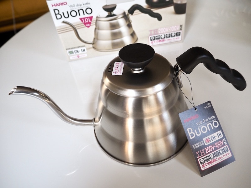 Hario Buono gooseneck kettle