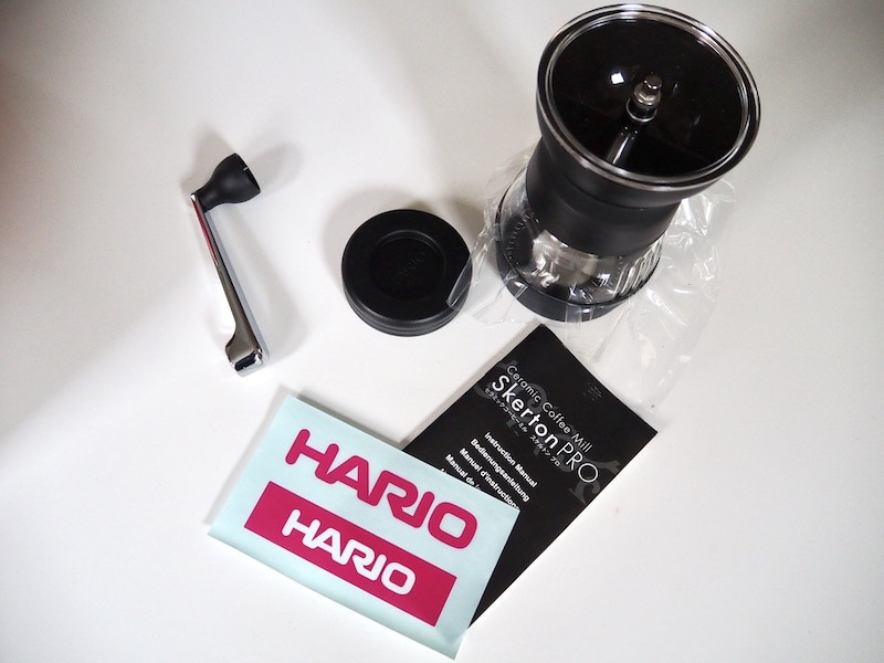 Hario Skerton Pro what's in the box