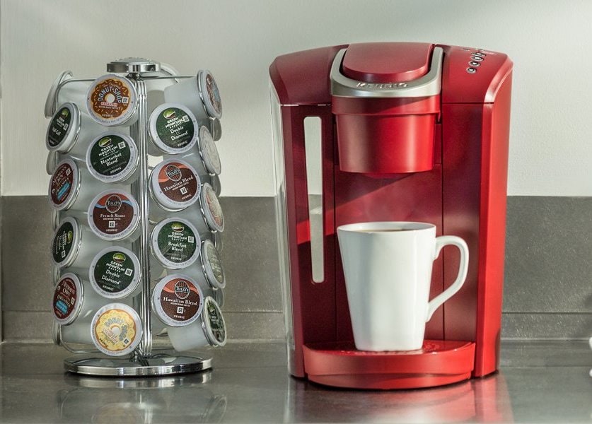 keurig k-select on counter