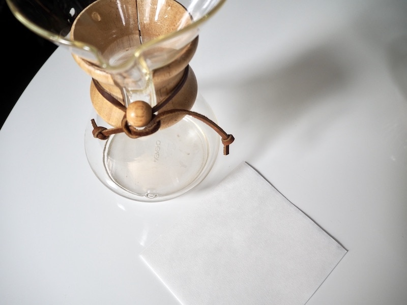 Chemex with paper filter
