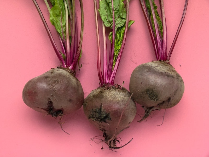 fresh beets for lattes