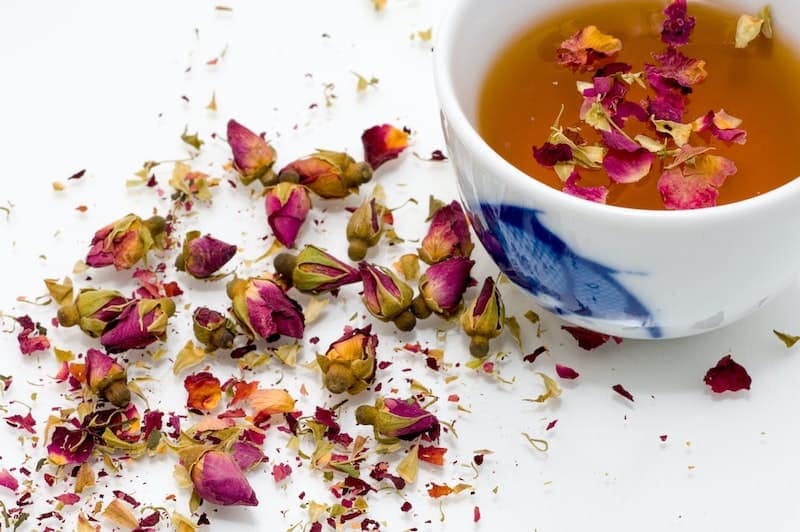 pink herbal tea