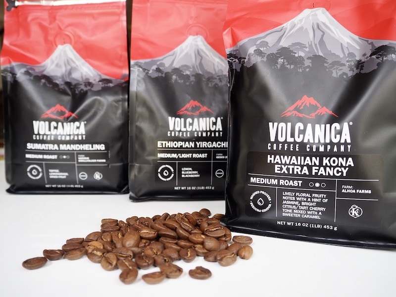 Volcanica Coffee Kona Extra Fancy beans