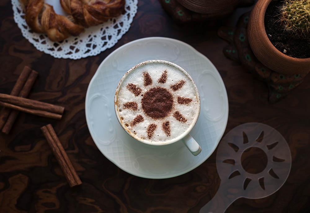 How to Use Coffee Stencils (Easy Latte Art)