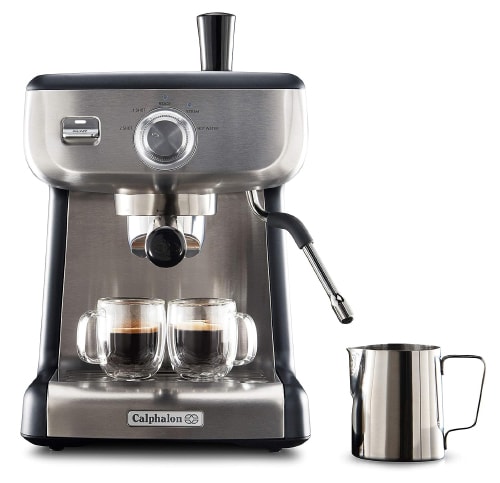 Calphalon BVCLECMP1 Temp iQ Espresso Machine with Steam Wand