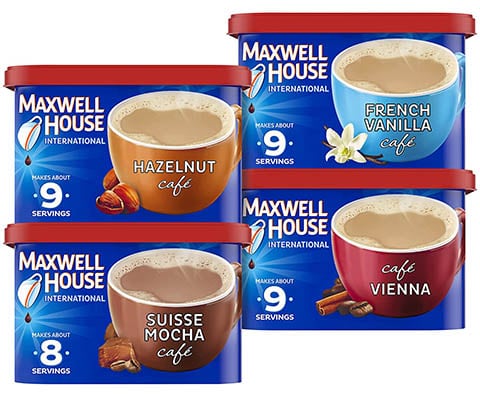 Maxwell House International Hazelnut Cafe-Style Beverage Mix