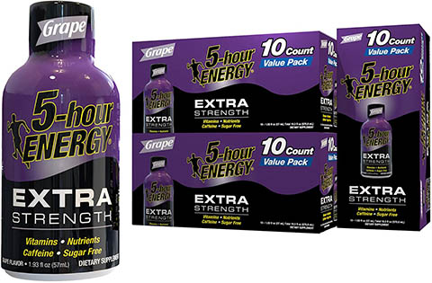 5-Hour ENERGY Shots Extra Strength Grape Flavor