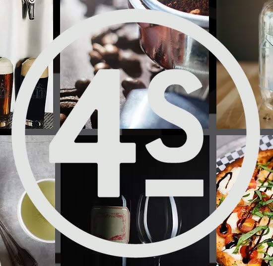 Four Silos Coffee &amp; Beer House logo