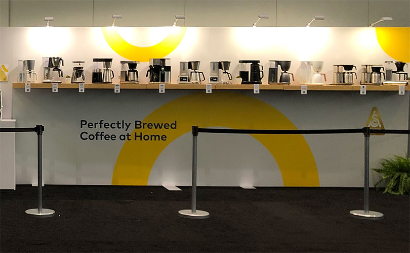 coffee machines display