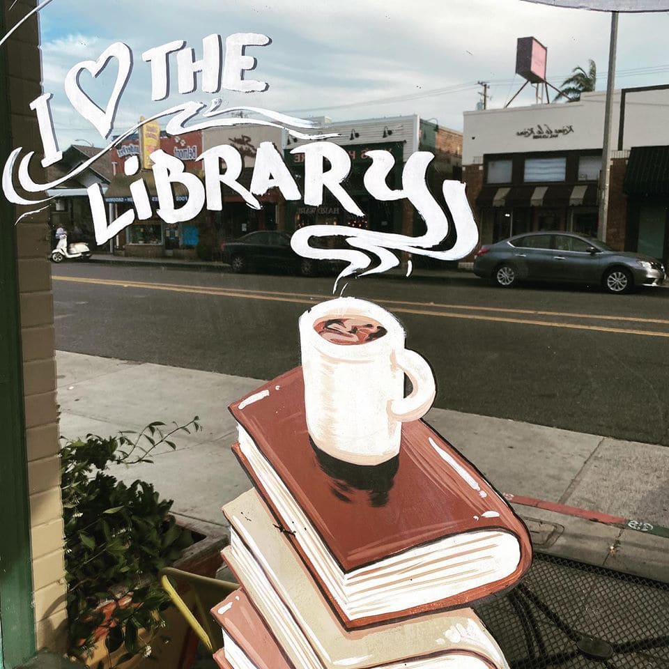 the library coffee